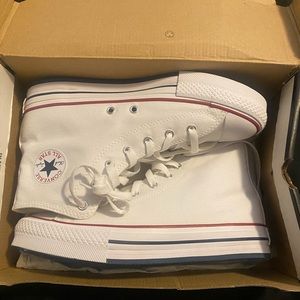 White High Top Platform Converse